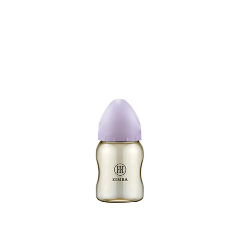 Simba｜蕴蜜铂金PPSU宽口防胀气奶瓶｜圆孔S 奶咀｜200mL