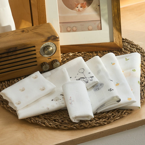 Lieto｜Korean-made baby scarves｜10 pieces