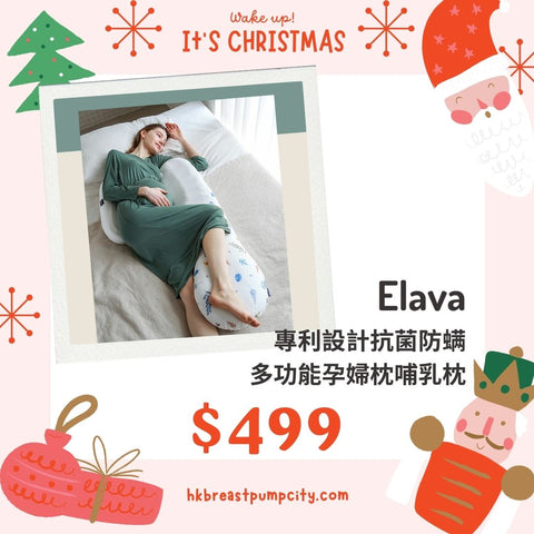Elava｜全方位莫代爾抗菌孕婦枕芯及枕套
