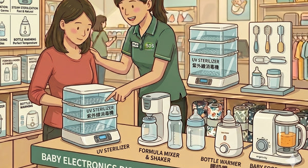 嬰兒各款電器展示及講解