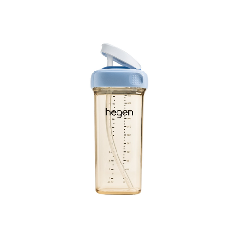 Hegen｜PCTO™ PPSU方圆型宽口饮管杯｜330ml / 11oz｜粉红色