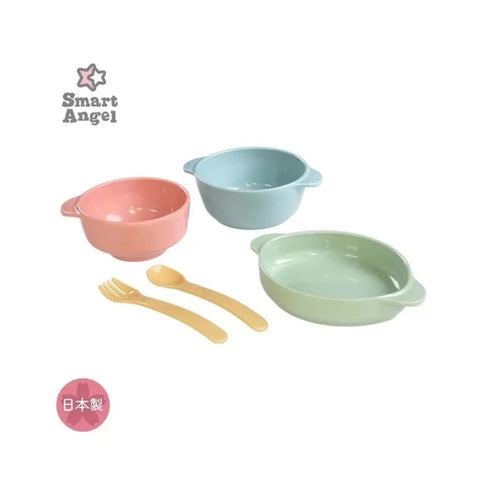 SmartAngel｜抗菌兒童餐具組合套裝