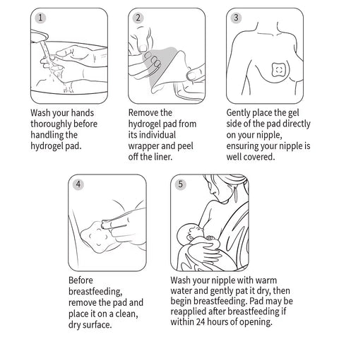 Haakaa｜凝膠乳貼｜8片裝