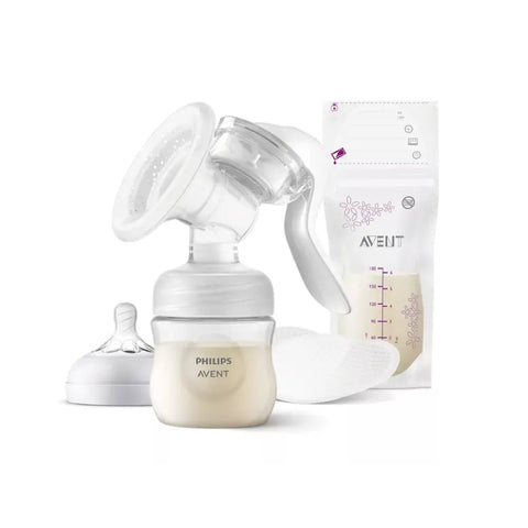 Avent｜手動吸乳器連Natural 奶瓶｜升級套裝 - Breastpump City