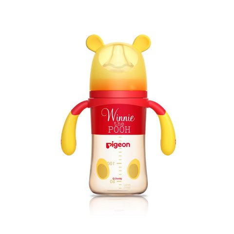 Pigeon | 迪士尼小熊維尼PPSU寬口奶瓶 |  240ml (M) | 經典維尼 | 香港行貨