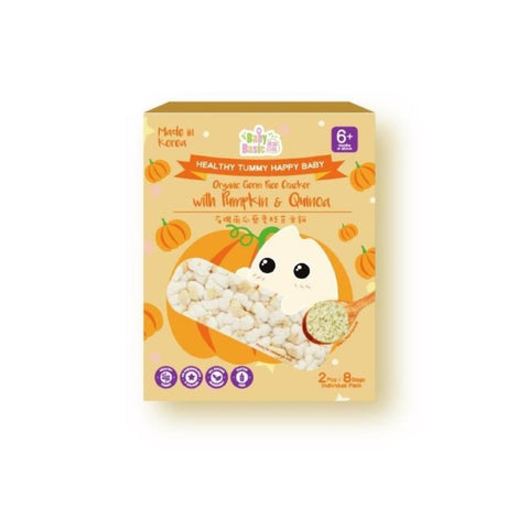 Baby Basic 寶寶百味｜有機南瓜藜麥胚芽米餅 - Breastpump City