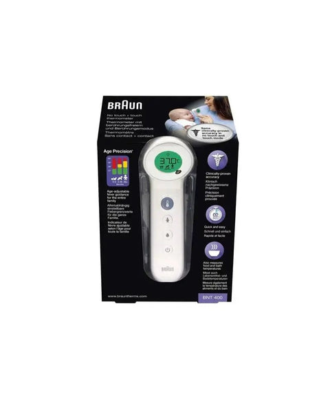 Braun百靈｜免接觸額溫槍溫度計 BNT-400 - Breastpump City