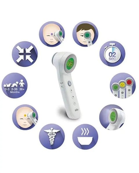 Braun百靈｜免接觸額溫槍溫度計 BNT-400 - Breastpump City