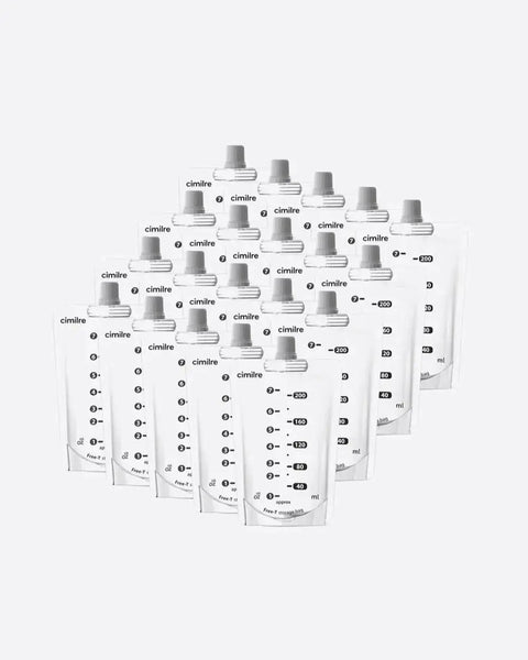Cimilre｜多功能拋棄式奶瓶/儲乳袋 ｜200ml｜20個裝 - Breastpump City