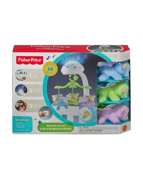 Fisher Price｜三合一投影小熊床鈴 - Breastpump City