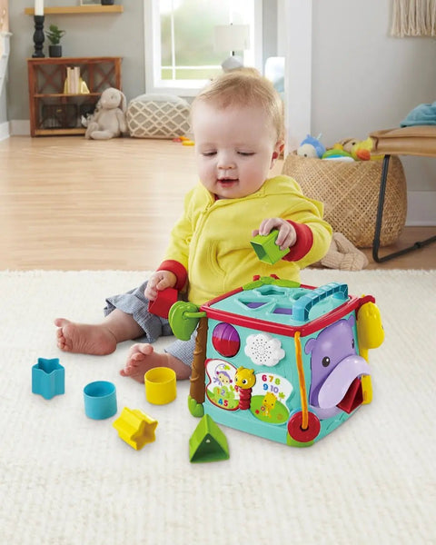 Fisher Price｜可愛動物學習音樂積木盒 - Breastpump City