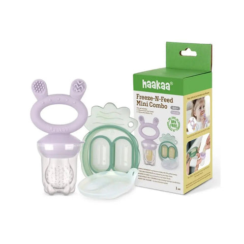 Haakaa｜迷你食物模具與餵食器組合 - Breastpump City