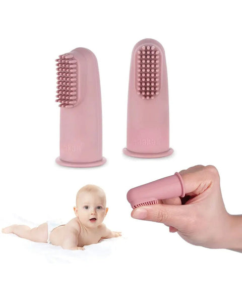 Haakaa｜矽膠手指牙刷｜2個裝 - Breastpump City