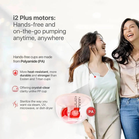 I Mani｜I2+ 穿戴式奶泵機一對 連充電儲存盒 - Breastpump City