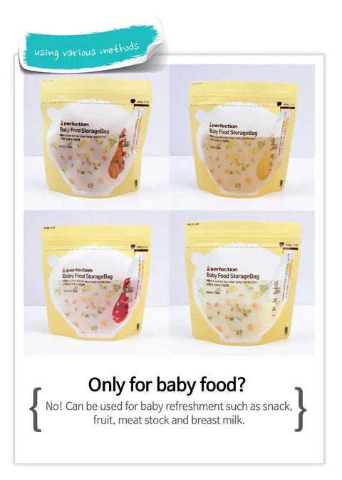 Jaco Perfection｜副食品保存袋 | 200ml | 30個 - Breastpump City