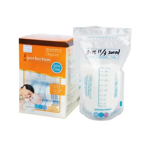 Jaco Perfection｜平口感溫奶袋｜200mL｜120個 - Breastpump City