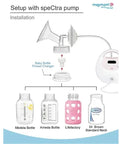 Maymom｜闊轉窄奶樽轉接環｜一對 - Breastpump City