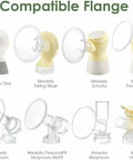 Maymom｜ Medela Sonata,Freestyle Flex 窄轉闊奶樽轉接環｜可配 Pigeon Chuchu｜一對 - Breastpump City