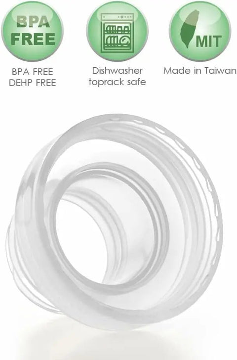 Maymom｜ Medela Sonata,Freestyle Flex 窄轉闊奶樽轉接環｜可配 Pigeon Chuchu｜一對 - Breastpump City