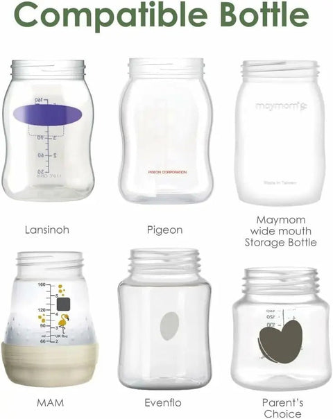 Maymom｜ Medela Sonata,Freestyle Flex 窄轉闊奶樽轉接環｜可配 Pigeon Chuchu｜一對 - Breastpump City