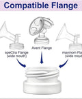 Maymom｜闊口喇叭轉闊口 Pigeon 奶樽轉接環｜一對 - Breastpump City