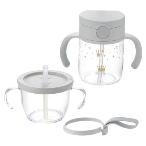 Richell｜Aqulea Straw Drinking Cup Set [150+200ml] 