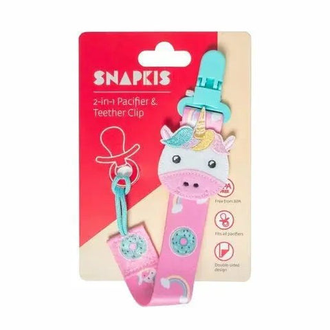 Snapkis | 2 合 1 奶嘴及牙膠安全夾 - Breastpump City